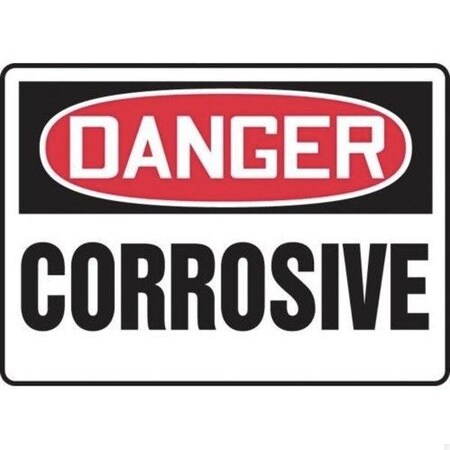 Accuform OSHA DANGER SAFETY SIGN CORROSIVE FRMCHL221VP FRMCHL221VP